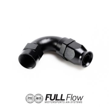 Nuke Performance Full Flow PTFE Hose End Fitting 120 Degree AN-8