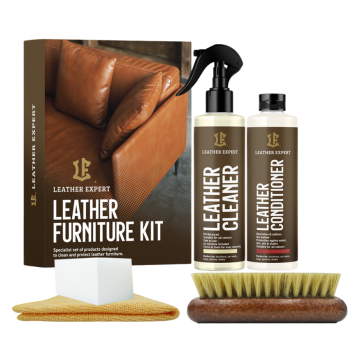 Leather Expert Furniture Kit sada na čištění a péči o kožený nábytek 2x250ml 500ml 0,5l