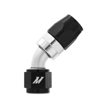 Mishimoto Aluminum -8AN 45 Degree Fitting Black