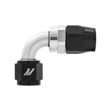 Mishimoto Aluminum PTFE -8AN 90 Degree Fitting Black