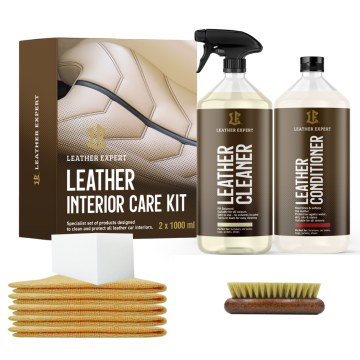 Leather Expert Interior Care Kit sada na čištění a péči o kůži 2x1000ml 2000ml 2l