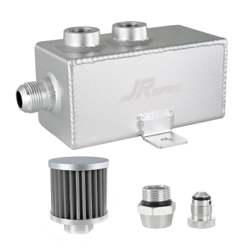 Oil Catch Tank JRspec 1L vstupy AN10 s filtrem