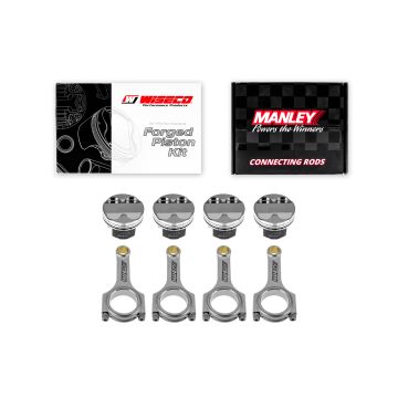 Kované písty Wiseco + ojnice Manley pro Nissan 180SX 200 SX SR20DE SR20DET 2.0l 16V 86.25mm CR 9.1-9.25:1