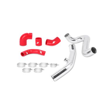 Mishimoto Mitsubishi Lancer Evolution VII/VIII/IX Upper Intercooler Pipe Kit 2001-2007 Red Hoses