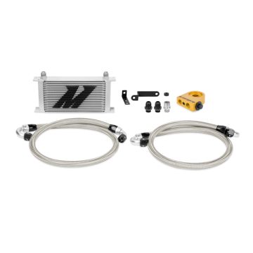 Mishimoto Subaru WRX STI Thermostatic Oil Cooler Kit 2008-2014 Silver