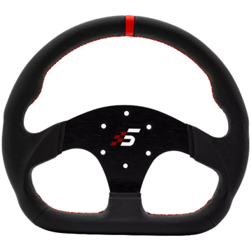 Profesionální závodní volant ve tvaru D z kůže 325 mm SIMAGIC Simulator Simracing