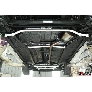 Rear Lower Bar (3087) Ultra Racing for Perodua Axia (B200) 1.0 14+/Bezza 1.0 16+ 2WD
