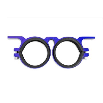 Dvojitý držák palivového čerpadla 60mm modrý