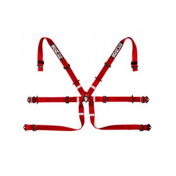 Sparco Harness 6-Points 2" Formula Red FIA Approved 8853-2016