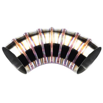 Spawane kolanko nierdzewne 90' 60mm welding porn