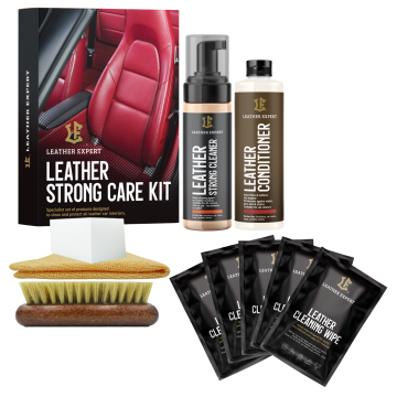 Leather Expert Strong Care Kit sada na čištění a péči o kůži 200ml+250ml 450ml