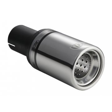 Univerzální koncovka tlumiče výfuku kulatá 80mm délka 200mm montážní průměr 45mm