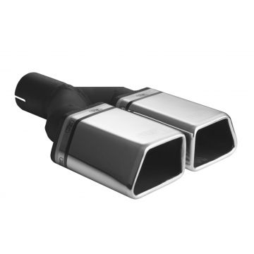 Univerzální koncovka tlumiče výfuku speciální 86×54mm délka 200mm montážní průměr 45mm