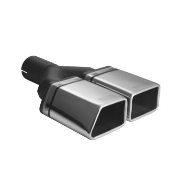 Univerzální koncovka tlumiče výfuku speciální 86×54mm délka 200mm montážní průměr 50mm