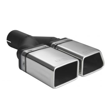 Univerzální koncovka tlumiče výfuku speciální 86×54mm délka 200mm montážní průměr 50mm