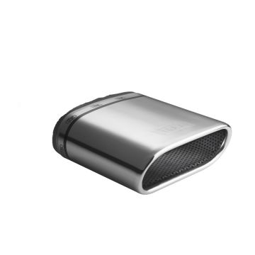 Univerzální koncovka tlumiče výfuku oválná 167×60mm délka 200mm