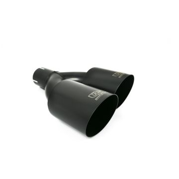 Univerzální koncovka tlumiče výfuku kulatá 80mm délka 280mm montážní průměr 50mm