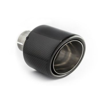 Univerzální koncovka tlumiče výfuku kulatá 100mm délka 160mm montážní průměr 50mm