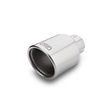 Univerzální koncovka tlumiče výfuku kulatá 100mm délka 120mm montážní průměr 45mm