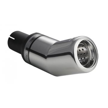 Univerzální koncovka tlumiče výfuku kulatá 80mm délka 170mm montážní průměr 45mm