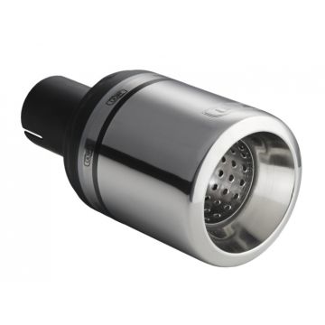 Univerzální koncovka tlumiče výfuku kulatá 100mm délka 120mm montážní průměr 50mm