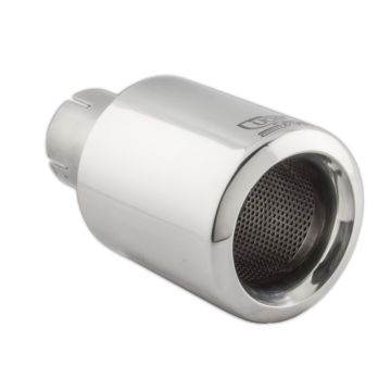 Univerzální koncovka tlumiče výfuku kulatá 100mm délka 120mm montážní průměr 50mm