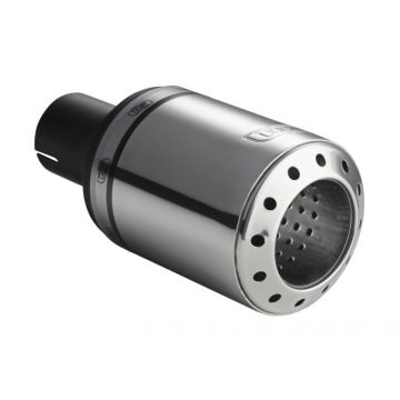 Univerzální koncovka tlumiče výfuku kulatá 100mm délka 120mm montážní průměr 50mm