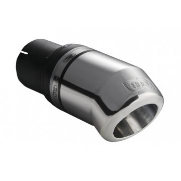 Univerzální koncovka tlumiče výfuku kulatá 80mm délka 120mm montážní průměr 50mm