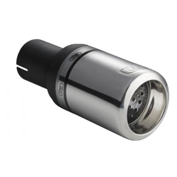 Univerzální koncovka tlumiče výfuku kulatá 80mm délka 80mm montážní průměr 45mm