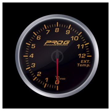 Wskaźnik Pro G Race Series 2 RS, temperatury spalin EGT °C RED 60mm