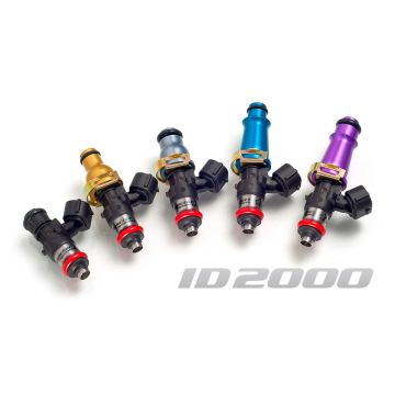 Zestaw 5 wtryskiwaczy paliwa Injector Dynamics 2000cc/min, Ford Focus RS MKII - MKIV 60mm / 14mm (purple)