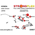086093A: Sportovní Sada Silentbloků Zadního Zavěšení Honda Civic VI 1995-2000 Japan