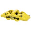 Brzdový třmen Wilwood 120-13290 Aero6 levý žlutý 6 pístů