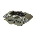 Wilwood 120-13406 Billet Narrow Dynalite Universal Radial Mount Caliper 4 Pistons Nickel