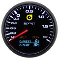 Auto Gauge 60mm - 4v1 ukazatel plnicí tlak napětí tlak oleje a teplota

