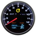 Auto Gauge 60mm - 4v1 EGT napětí teplota tlak ukazatel