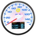 Auto Gauge 60mm - 4v1 ukazatel tlak oleje napětí teplota vody a oleje