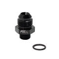 AN6 ORB Male To AN8 Male JIC Hose Fitting Adapter Black