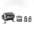 DeatschWerks In-Line Fuel Filter Kit -10AN 5 Micron 70mm