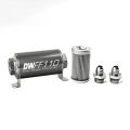 DeatschWerks In-Line Fuel Filter Kit -8AN 10 Micron 110mm