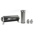 DeatschWerks In-Line Fuel Filter Kit -8AN 5 Micron 160mm