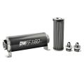 DeatschWerks In-Line Fuel Filter Kit -6AN 40 Micron 160mm