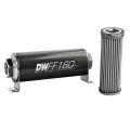 DeatschWerks In-Line Fuel Filter Kit -10AN Female 40 Micron 160mm