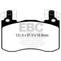 DP22356 Brake Pads GREENSTUFF EBC Brakes for GENESIS G70 GENESIS G70 G70 Shooting Brake KIA Stinger