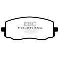 DPX2050 Brake Pads ULTIMAX2 EBC Brakes for Hyundai KIA Picanto NAZA Suria i10 i20 PB