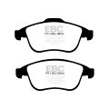 DPX2071 Brake Pads ULTIMAX2 EBC Brakes for Renault Grand Scenic Mk3 Laguna 3 Laguna 3 Coupe Latitude Scenic 3rd Gen Talisman Talisman Grandtour Laguna 3 GT Laguna 3 Coupe GT