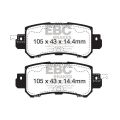 DPX2135 Brake Pads ULTIMAX2 EBC Brakes for Mazda CX3 CX5 1st Gen