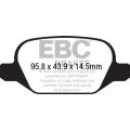 DPX2202 Brake Pads ULTIMAX2 EBC Brakes for Fiat Panda Panda Cross