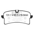 DP62204 Brake Pads GREENSTUFF EBC Brakes for Porsche Macan