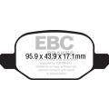 DPX2213 Brake Pads ULTIMAX2 EBC Brakes for Fiat 500L 500L Trekking